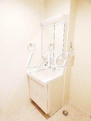 洗面設備　洗面台です。