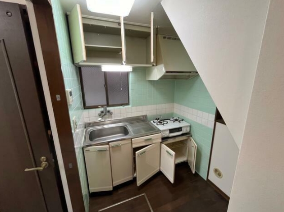 キッチン　ガスコンロ付きガスキッチン☆