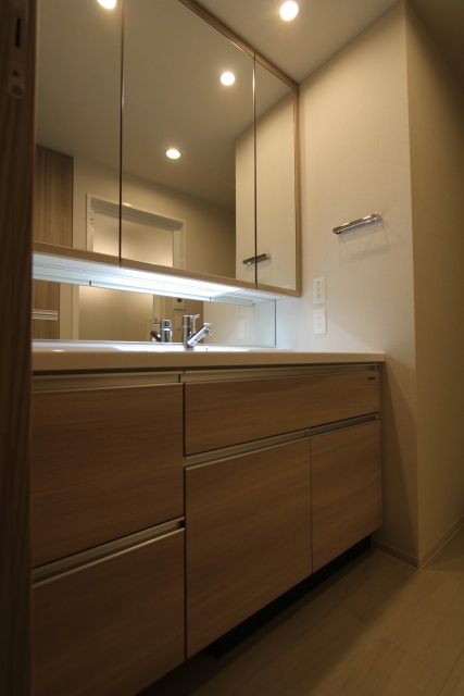 洗面設備　モデルルーム