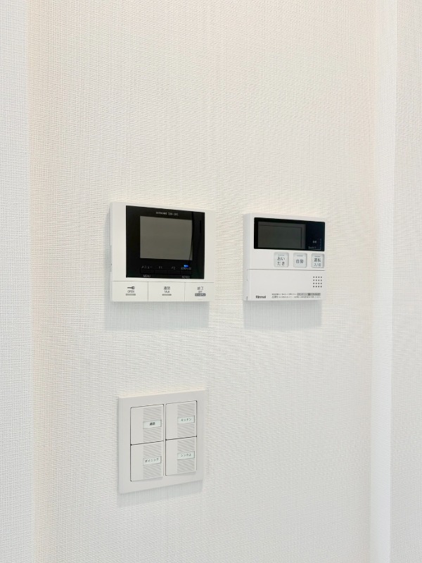 セキュリティ　モニター付きインターホンです♪