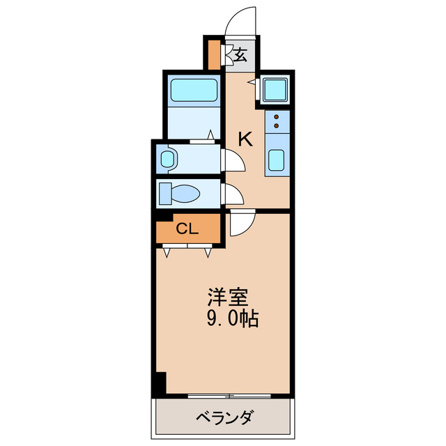 プレストンズ新栄の間取り写真