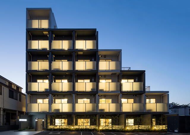 建物外観　落ち着いた雰囲気の外観です