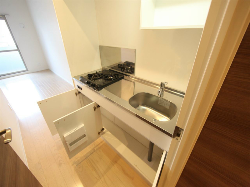 キッチン　システムキッチン（ガス2口コンロ付）