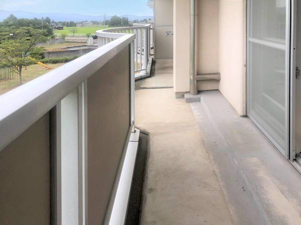 バルコニー　モデルルームの写真です