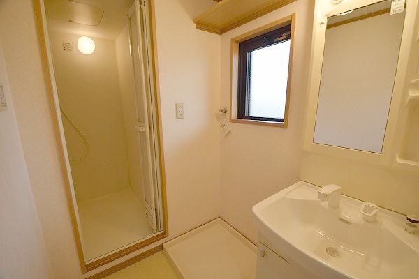 洗面設備　２０２号室の写真です