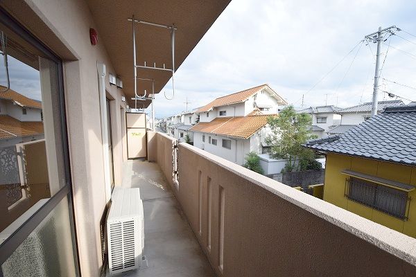 バルコニー　２０２号室の写真です