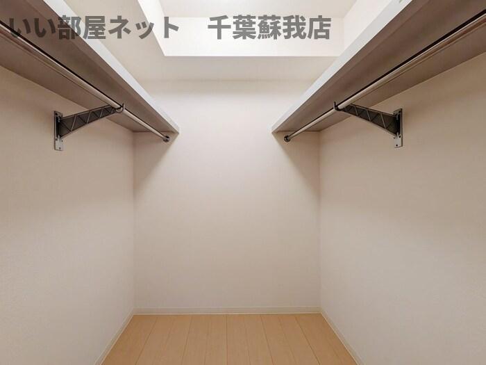 収納　たっぷりとした収納スペースです