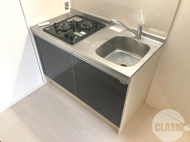 キッチン　２口コンロのシステムキッチン♪