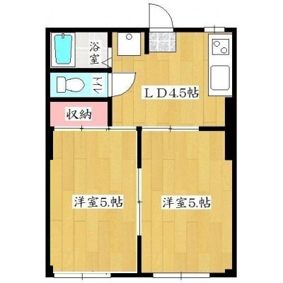 パステル館の間取り写真
