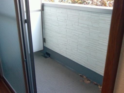 バルコニー　アンプルールフェール白亜