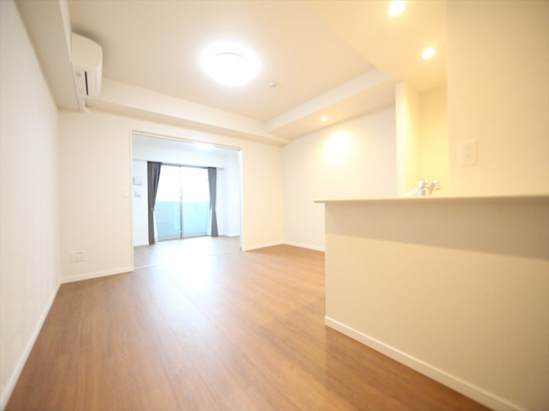 バルコニー　ＬＤＫ12.5帖　洋室5.3帖　エアコン付　南面バルコニー