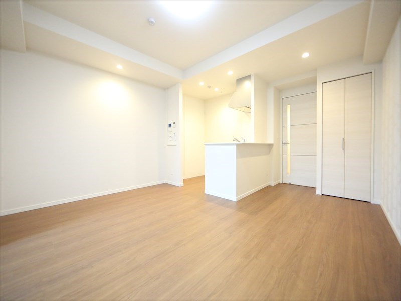 居室・リビング　ＬＤＫ12.5帖　カウンターキッチン　エアコン完備