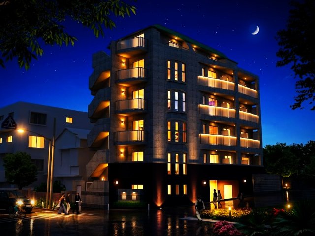 建物外観　外観パース