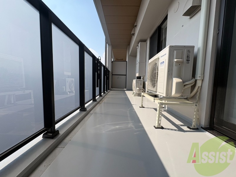 バルコニー　バルコニーです。天気の良い日には外干しができます！