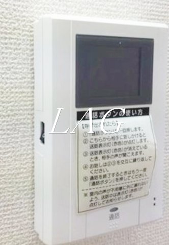 セキュリティ　モニター付きインターホンです。