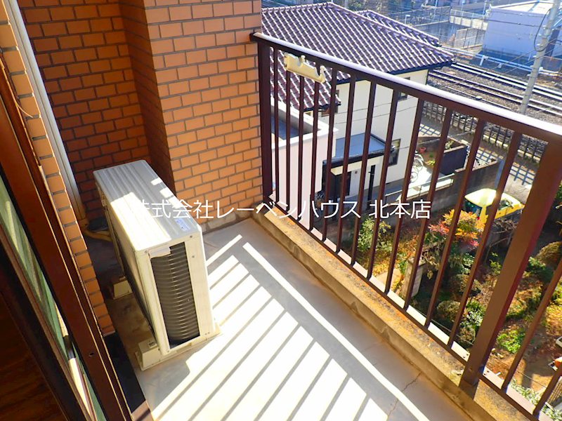 バルコニー　同物件別部屋参考写真