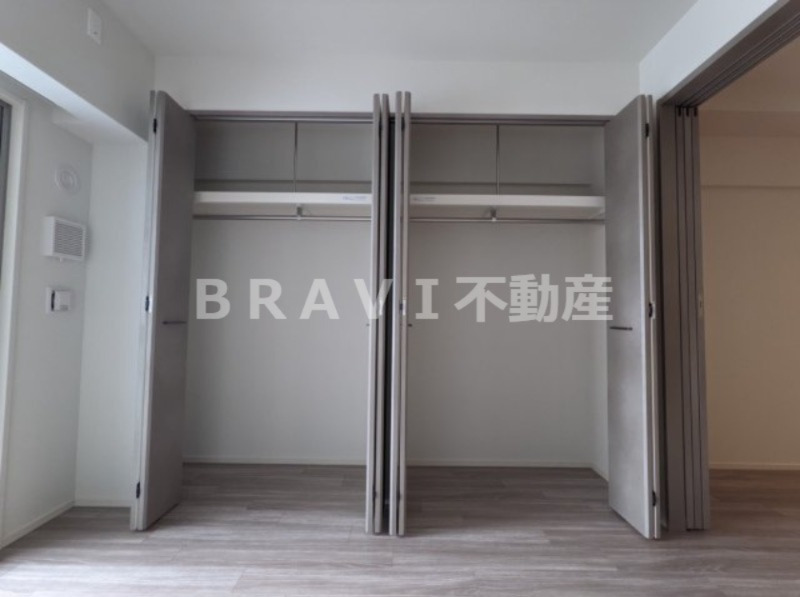 収納　【ラシュレ北浜】収納豊富なクローゼット