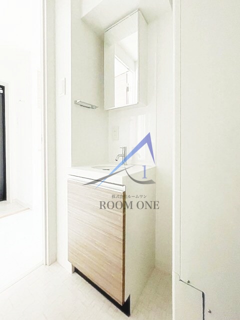 洗面設備　洗面台です。