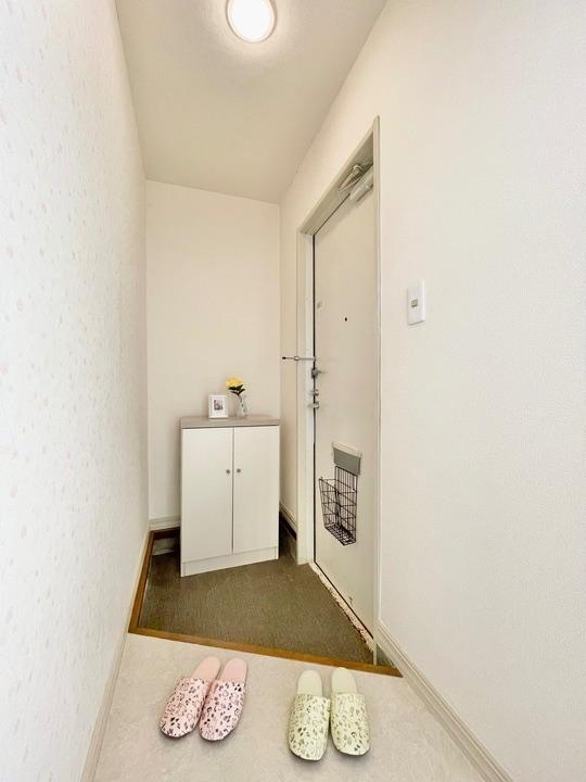 玄関　シューズボックスがあります。