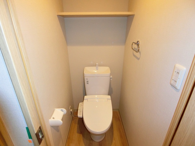 トイレ　同物件別号室の写真です。