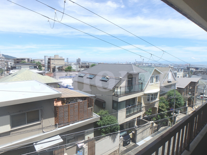 バルコニー　晴れた日の景色はキレイですよ♪