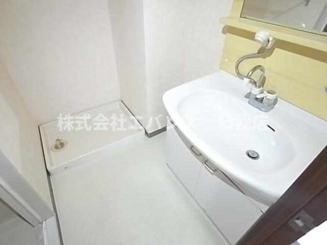 洗面設備　使いやすい洗面所です