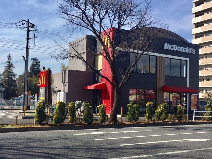飲食店　マクドナルド 小金井ぬくい坂下店（飲食店）まで500m