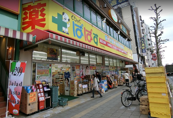 ドラックストア　どらっぐぱぱす下赤塚店（ドラッグストア）まで873m