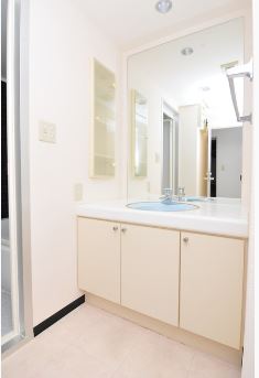 洗面設備　*同物件、別部屋の写真です