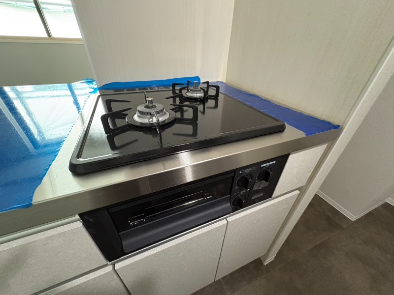 その他設備　システムキッチンでコンロの準備は不要です。