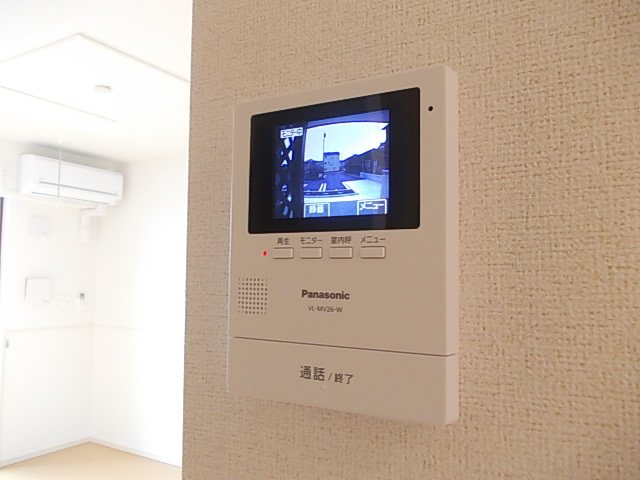 セキュリティ　モニター付きインターホンです