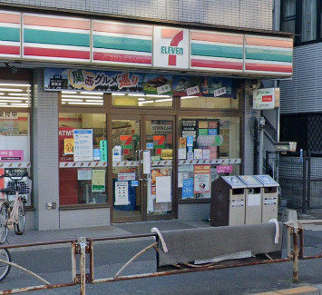 コンビニ　セブンイレブン 墨田四ツ木橋南店（コンビニ）まで877m