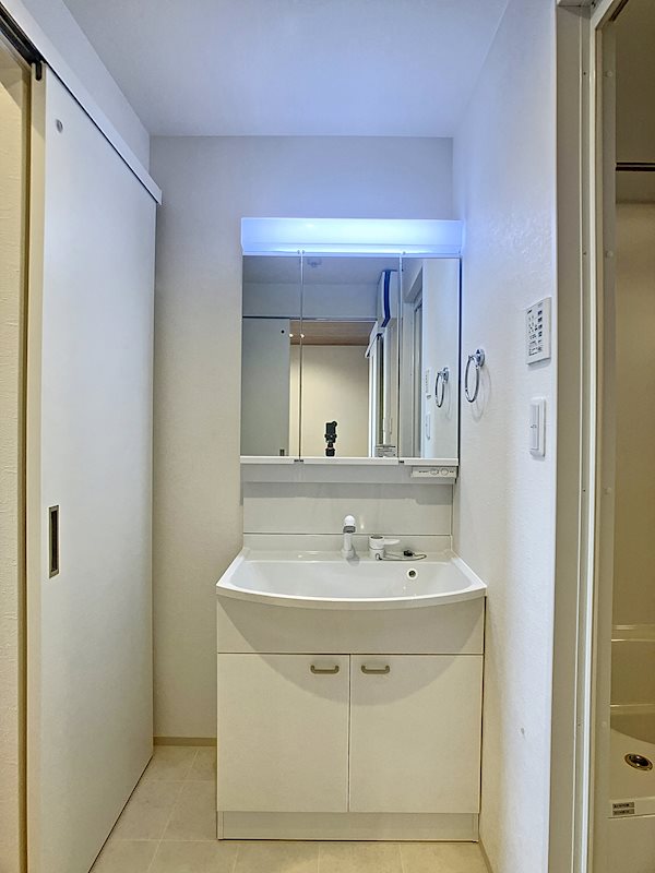 洗面設備　※同じ間取りの部屋画像を引用