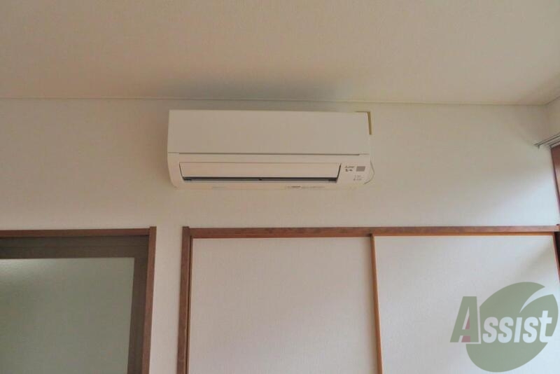 その他設備　エアコンも付いていて引越し日から快適ですね。