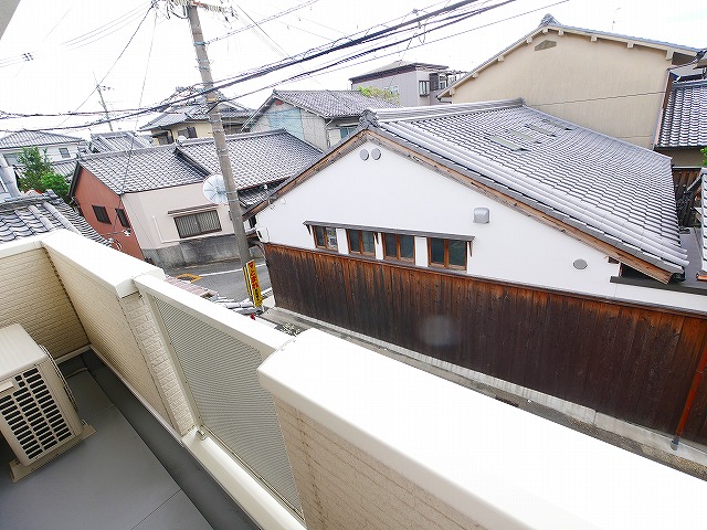 バルコニー　落ち着いた時間を過ごせるバルコニーです