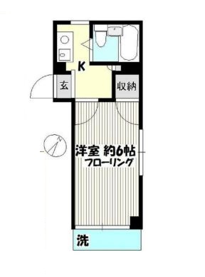 鈴木ハイムの間取り写真