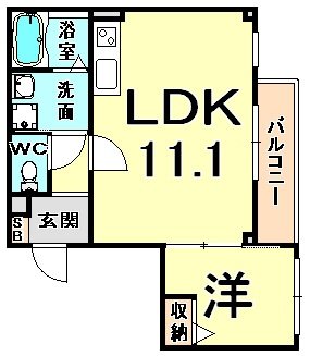 メゾン デュ ソールの間取り写真