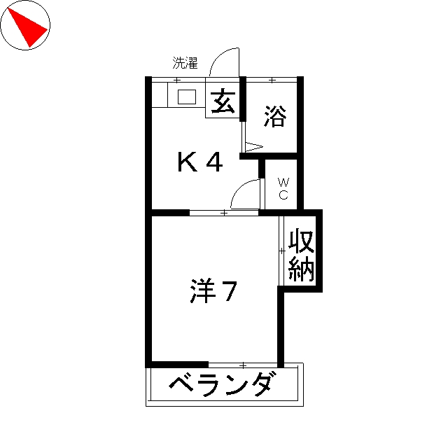 第2キクヤコーポの間取り写真