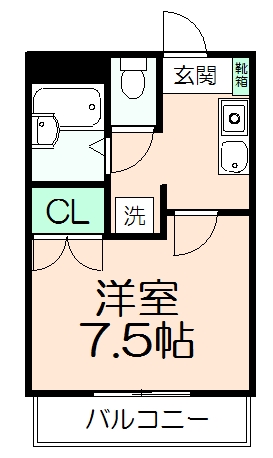 エクレールコバヤシの間取り写真