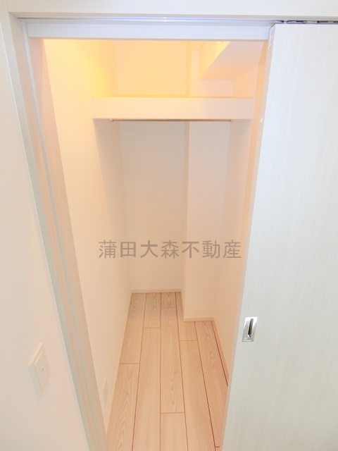 収納　洋室3帖の大型収納　ウォークインクローゼット