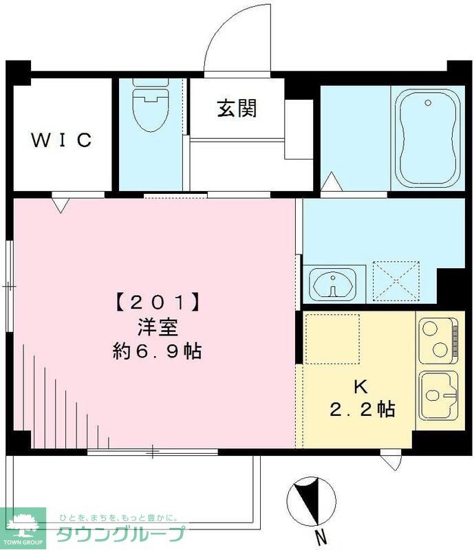 ベルソレイユの間取り写真