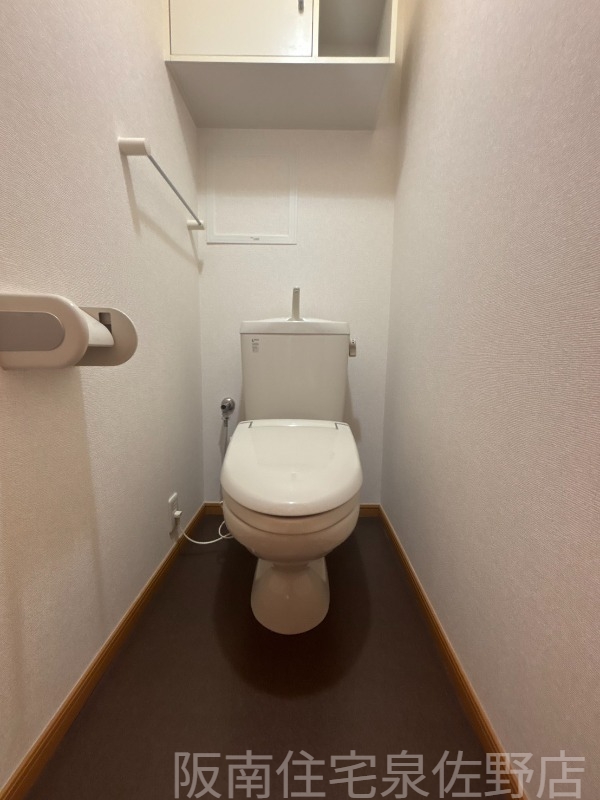 南海本線 吉見ノ里駅 徒歩1分 2階建 築20年のトイレ写真