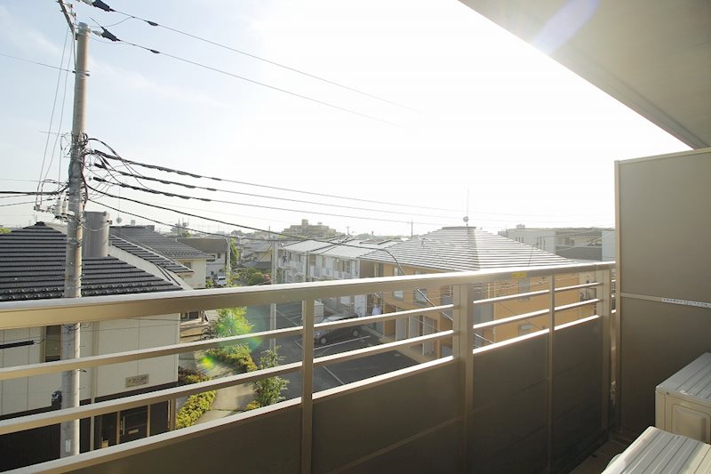 バルコニー　南西向きベランダ