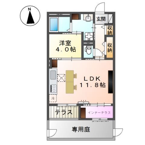 ＪＲ宇都宮線 宇都宮駅 徒歩14分 3階建 新築の間取り写真