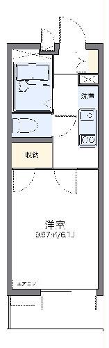 レオパレス南金田の間取り写真