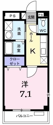 リバーサイド安長の間取り写真