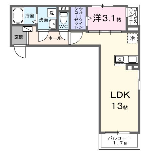 メゾン ド オラクルの間取り写真
