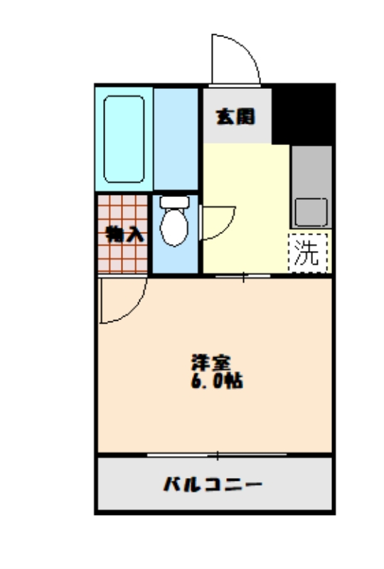 ＪＲ仙石線 陸前原ノ町駅 徒歩4分 4階建 築38年の間取り写真