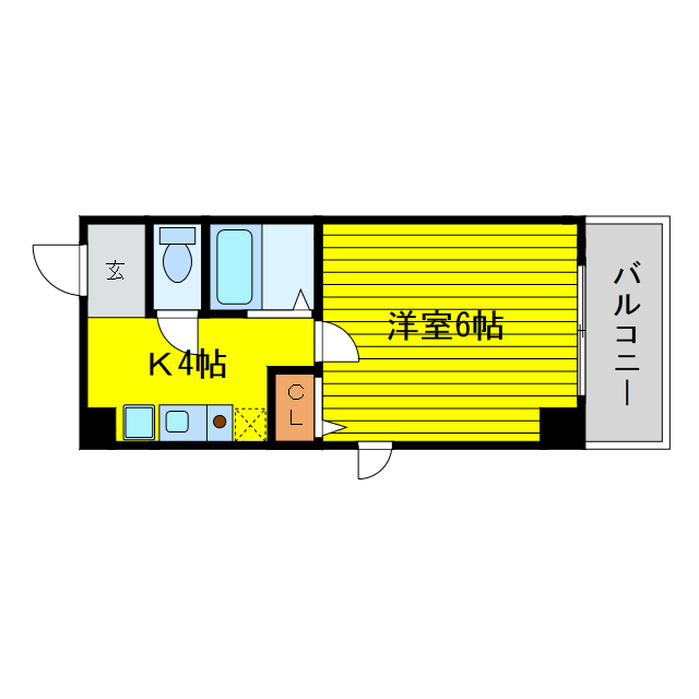 プレミアム新福島の間取り写真