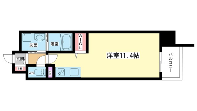 阪急宝塚線 服部天神駅 徒歩4分 7階建 築8年の間取り写真